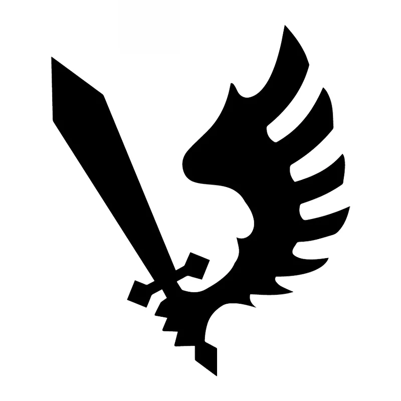 Car sticker wings and sword personality PVC car decoration accessories decals waterproof sunscreen black/white,17cm * 14cm
Car sticker wings and sword personality PVC car decoration accessories decals waterproof sunscreen black/white,17cm * 14cm