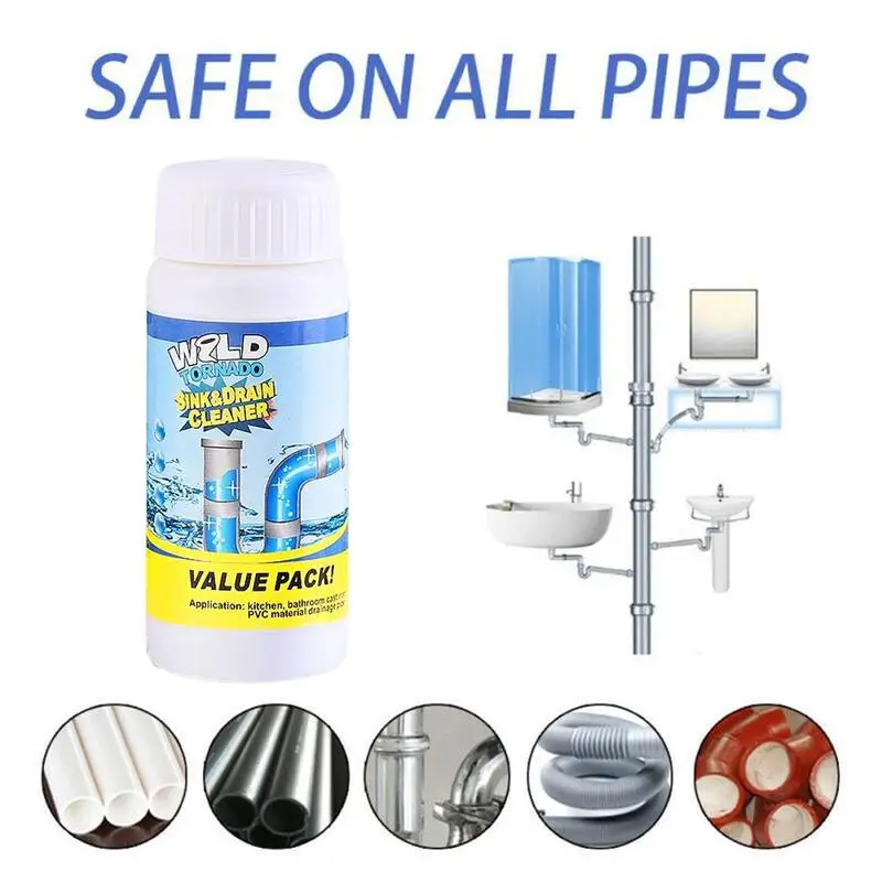 Powerful Plumbing Agent, High Efficiency Cleaner, Kitchen Blockage Cleaning Bathroom D5L4 Sewer Toilet U4Y5 
Powerful Plumbing Agent, High Efficiency Cleaner, Kitchen Blockage Cleaning Bathroom D5L4 Sewer Toilet U4Y5