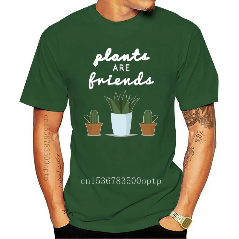 New Cute Gardening Womens Tee Plants Are Friends Cactus Vegan Flowers Slogan Cool Casual pride t shirt men Unisex 2021 Fashion
New Cute Gardening Womens Tee Plants Are Friends Cactus Vegan Flowers Slogan Cool Casual pride t shirt men Unisex 2021 Fashion