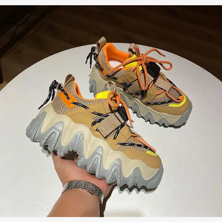 2021 New Trendy Fashion Comfortable Platform Sports Vulcanized Shoes Lace-up Punk Casual Outdoor Female Summer
2021 New Trendy Fashion Comfortable Platform Sports Vulcanized Shoes Lace-up Punk Casual Outdoor Female Summer