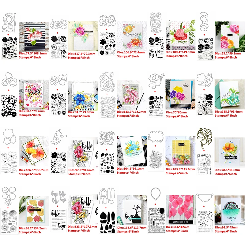 Beautiful Flowers Bouquet Vase Layered Petal Cutting Dies match Clear Stamps Balloon Bold Words Sentences DIY Craft 2021 #24
Beautiful Flowers Bouquet Vase Layered Petal Cutting Dies match Clear Stamps Balloon Bold Words Sentences DIY Craft 2021 #24