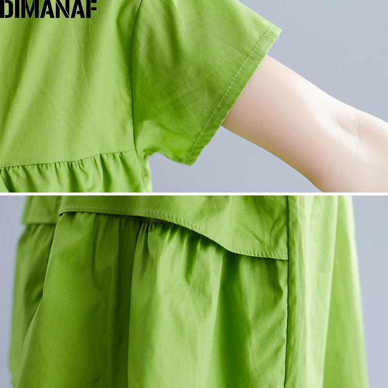 DIMANAF Summer Plus Size Blouse Shirt Women Clothing Fashion Ruffles Spliced Elegant Lady Tops Tunic Casual Loose Pleated Button
DIMANAF Summer Plus Size Blouse Shirt Women Clothing Fashion Ruffles Spliced Elegant Lady Tops Tunic Casual Loose Pleated Button