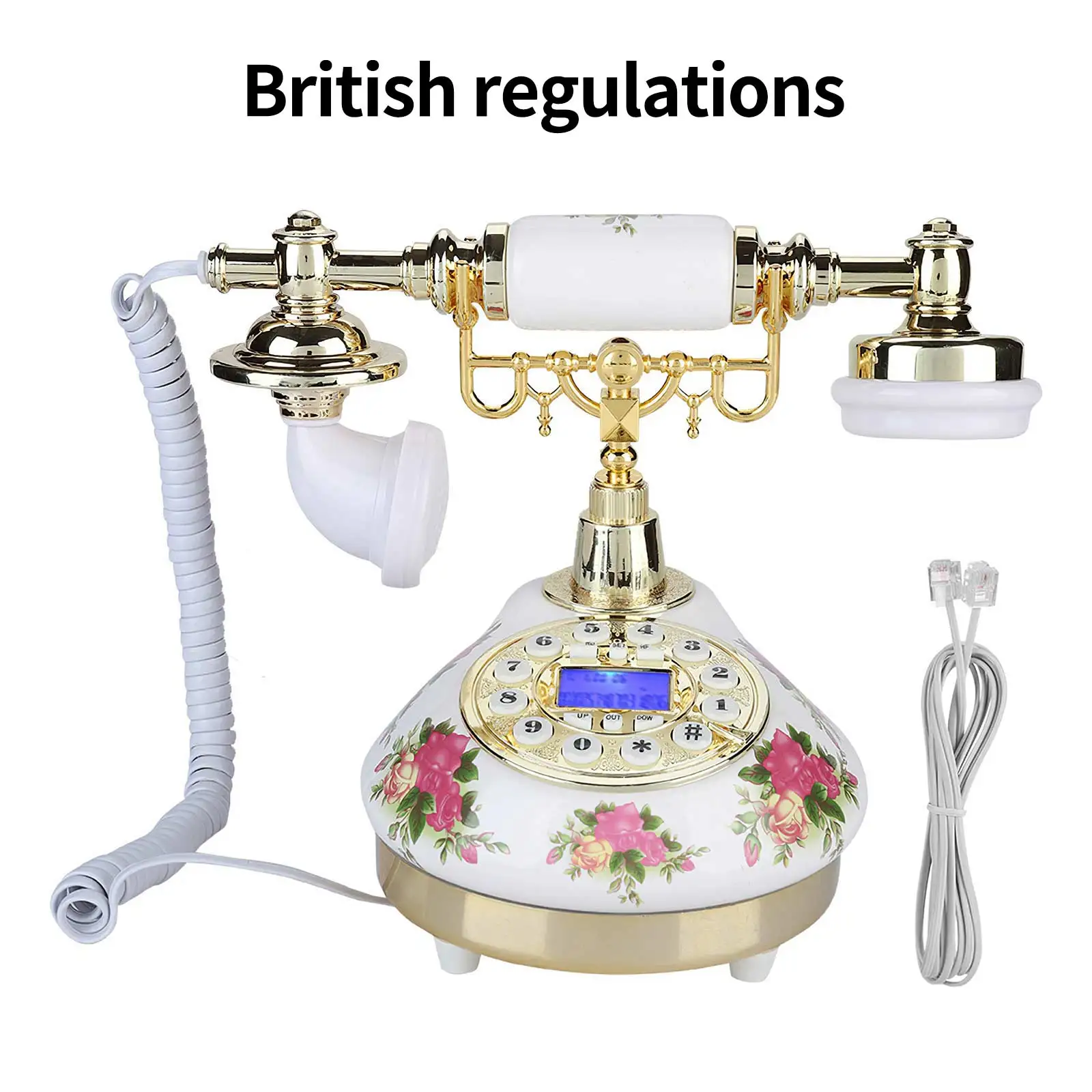High Performance Household Landline Phone Retro Telephone Telephone Clear Sound Traditional Dial Phone Non-Slip Microphone
High Performance Household Landline Phone Retro Telephone Telephone Clear Sound Traditional Dial Phone Non-Slip Microphone