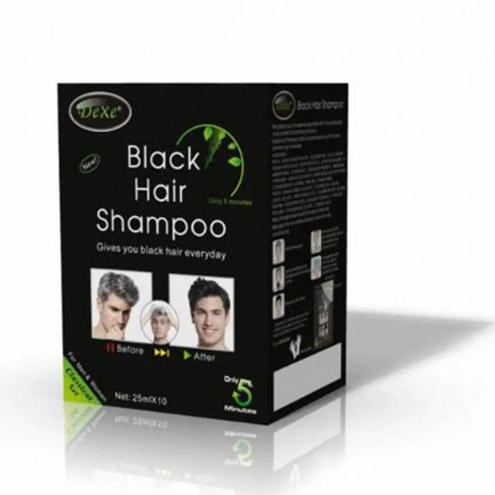 BellyLady 10pcs Black Hair Shampoo Instant Black Hair Dye Darkening Hair Care 
BellyLady 10pcs Black Hair Shampoo Instant Black Hair Dye Darkening Hair Care