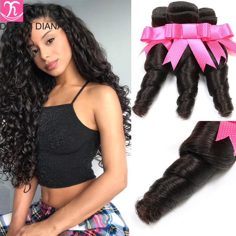 DreamDiana Brazilian Loose Wave 3 Bundles Remy Hair Wave Bundles Natural Color Bleacheable Dyable 100% Human Hair Extensions
DreamDiana Brazilian Loose Wave 3 Bundles Remy Hair Wave Bundles Natural Color Bleacheable Dyable 100% Human Hair Extensions