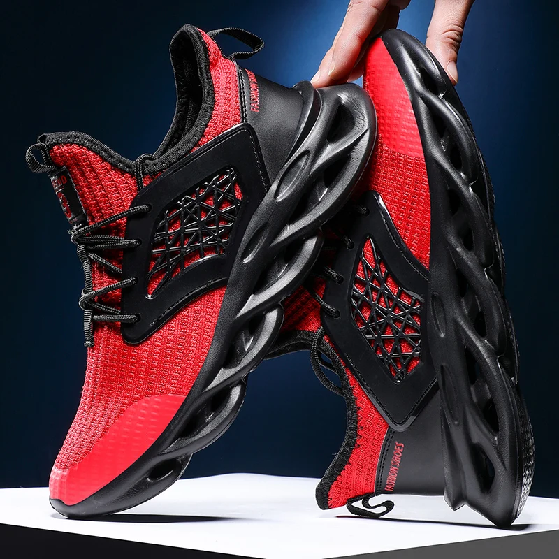 Fly woven breathable Sneakers Men's new summer comfortable shock absorption running shoes men's fashion trend casual men's shoes 
Fly woven breathable Sneakers Men's new summer comfortable shock absorption running shoes men's fashion trend casual men's shoes