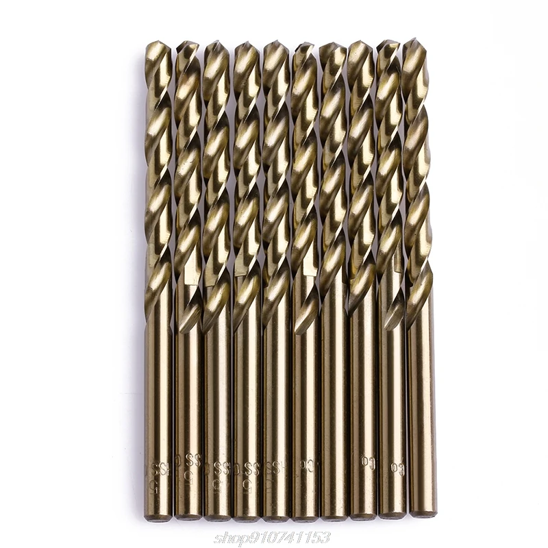 10Pcs 5mm M35 Round Shank HSS-Co Cobalt Twist Drill Spiral Drill Bit J18 21 Dropshipping
10Pcs 5mm M35 Round Shank HSS-Co Cobalt Twist Drill Spiral Drill Bit J18 21 Dropshipping