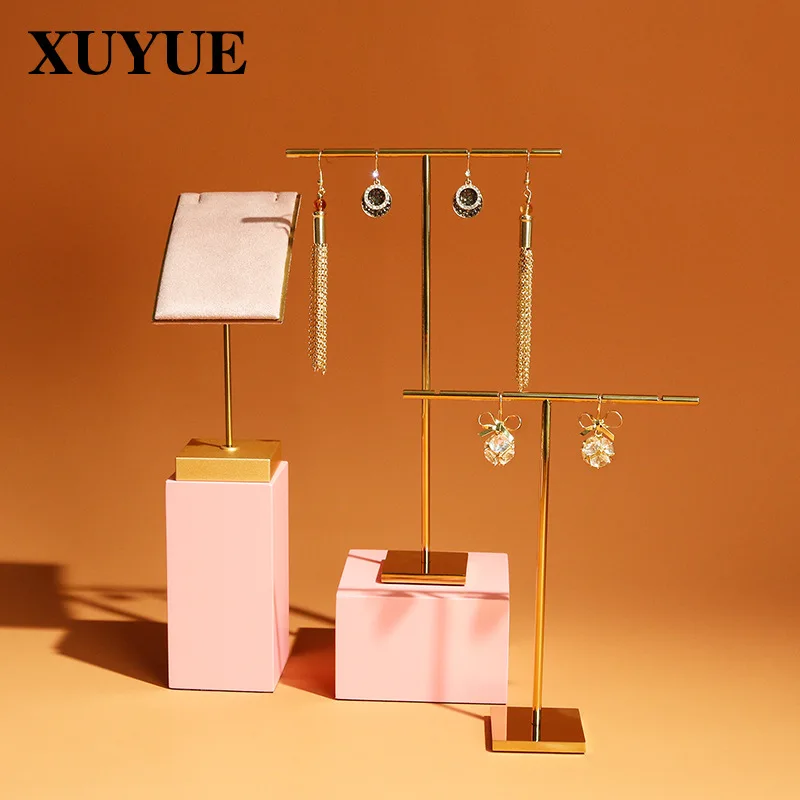 New earring display rack metal T-shaped jewelry rack display earring rack jewelry jewelry props earring rack spot
New earring display rack metal T-shaped jewelry rack display earring rack jewelry jewelry props earring rack spot