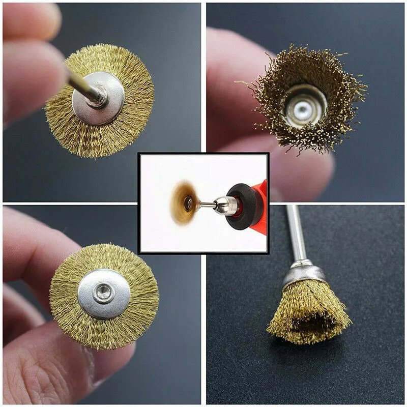 45Pcs/Set Brass Wire Wheel Polishing Mix Brush Set Rotary Kit Tools Cup Brush+wheel Brush For Rotating Tools
45Pcs/Set Brass Wire Wheel Polishing Mix Brush Set Rotary Kit Tools Cup Brush+wheel Brush For Rotating Tools