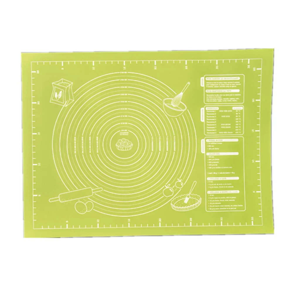 Silicone Baking Mat Non-Stick Rolling Dough with Measurement Oven Liner Non Slip Table Sheet Pastry Tool Kitchen Accessories 
Silicone Baking Mat Non-Stick Rolling Dough with Measurement Oven Liner Non Slip Table Sheet Pastry Tool Kitchen Accessories