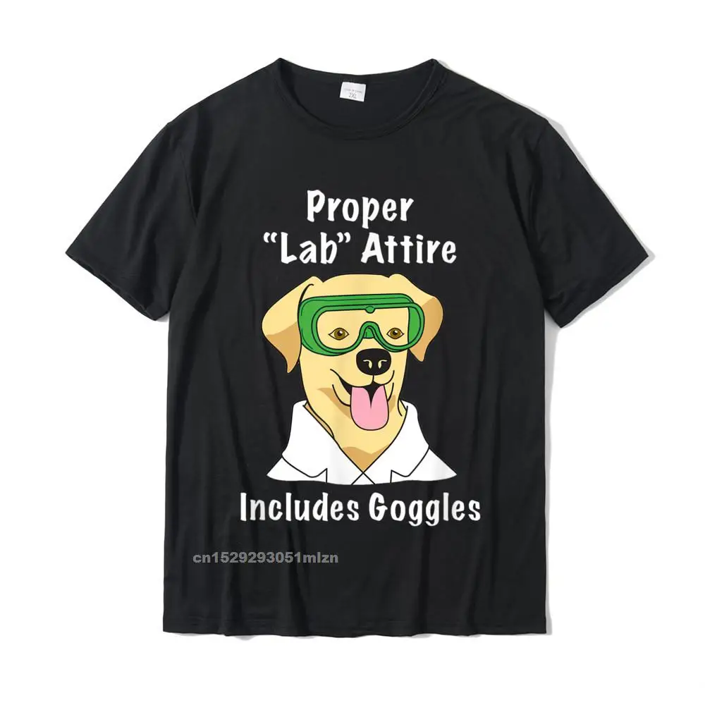 Надлежащая лабораторная одежда рубашка забавная собака научная футболка