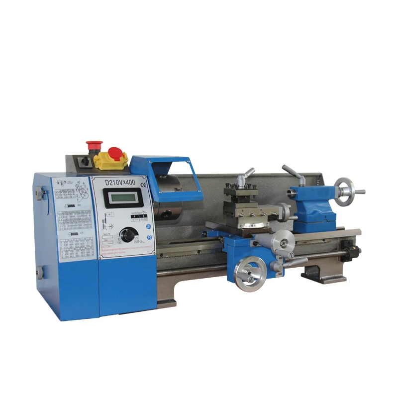 220V Small Lathe Home Machine Tool Brushless Motor Stepless Speed Control Lathe Multifunctional Metal Desktop Machine DIY Device
220V Small Lathe Home Machine Tool Brushless Motor Stepless Speed Control Lathe Multifunctional Metal Desktop Machine DIY Device