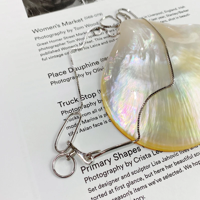 SUPERAINBOW 925 Sterling Silver Geometric Lock Pendant Necklace Box Chain Fashion Hiphop Jewelry For Women Men Bar Party SR-N127
SUPERAINBOW 925 Sterling Silver Geometric Lock Pendant Necklace Box Chain Fashion Hiphop Jewelry For Women Men Bar Party SR-N127