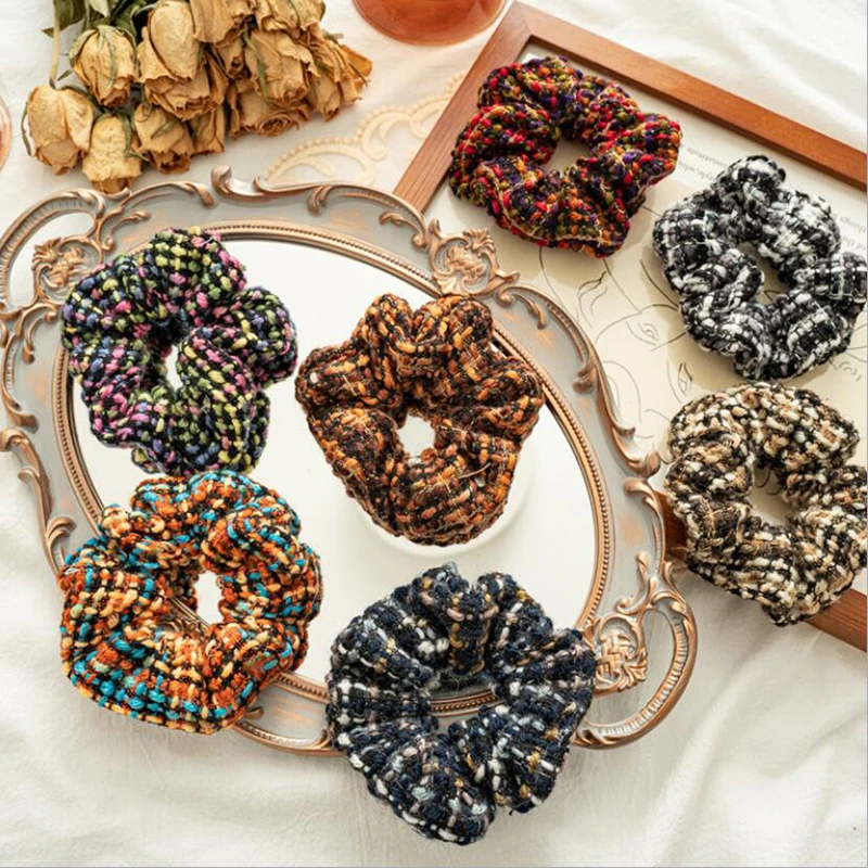 Knitted Hair Ring Winter Hair Scrunchies Ponytail Elastic Hair Rope Hairband Hair Accessories
Knitted Hair Ring Winter Hair Scrunchies Ponytail Elastic Hair Rope Hairband Hair Accessories