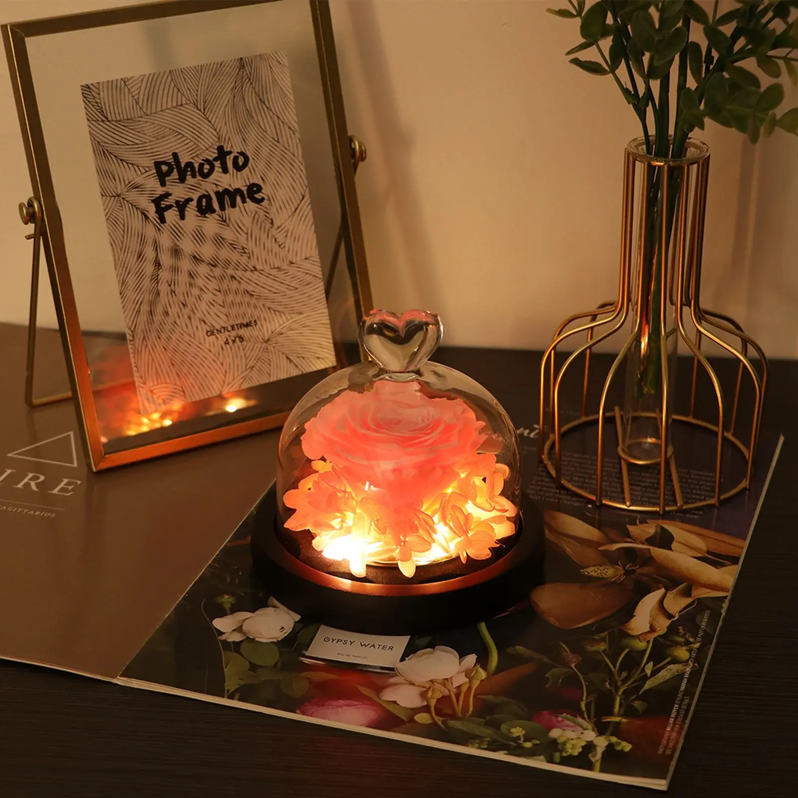 Eternal Flower Rose In Glass Cover Dome Lamp LED Light Galaxy Bedroom Decor For Wedding Valentine Day Christmas Present
Eternal Flower Rose In Glass Cover Dome Lamp LED Light Galaxy Bedroom Decor For Wedding Valentine Day Christmas Present
