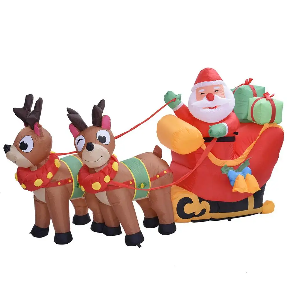 Christmas Santa Elk Sleigh Inflatable LED Glowing Party Holiday DIY Props Christmas New Year Lantern Yard Art Decor Supplies
Christmas Santa Elk Sleigh Inflatable LED Glowing Party Holiday DIY Props Christmas New Year Lantern Yard Art Decor Supplies