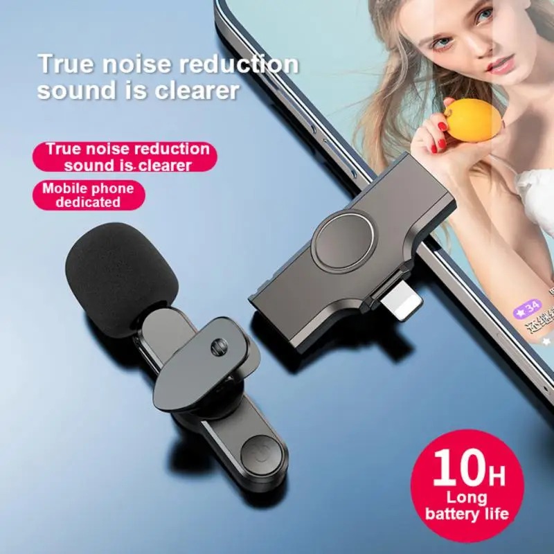 Wireless Lavalier Microphone Portable Audio Video Recording Mini Mic For IPhone Android Facebook Youtube Live Broadcast Gaming
Wireless Lavalier Microphone Portable Audio Video Recording Mini Mic For IPhone Android Facebook Youtube Live Broadcast Gaming