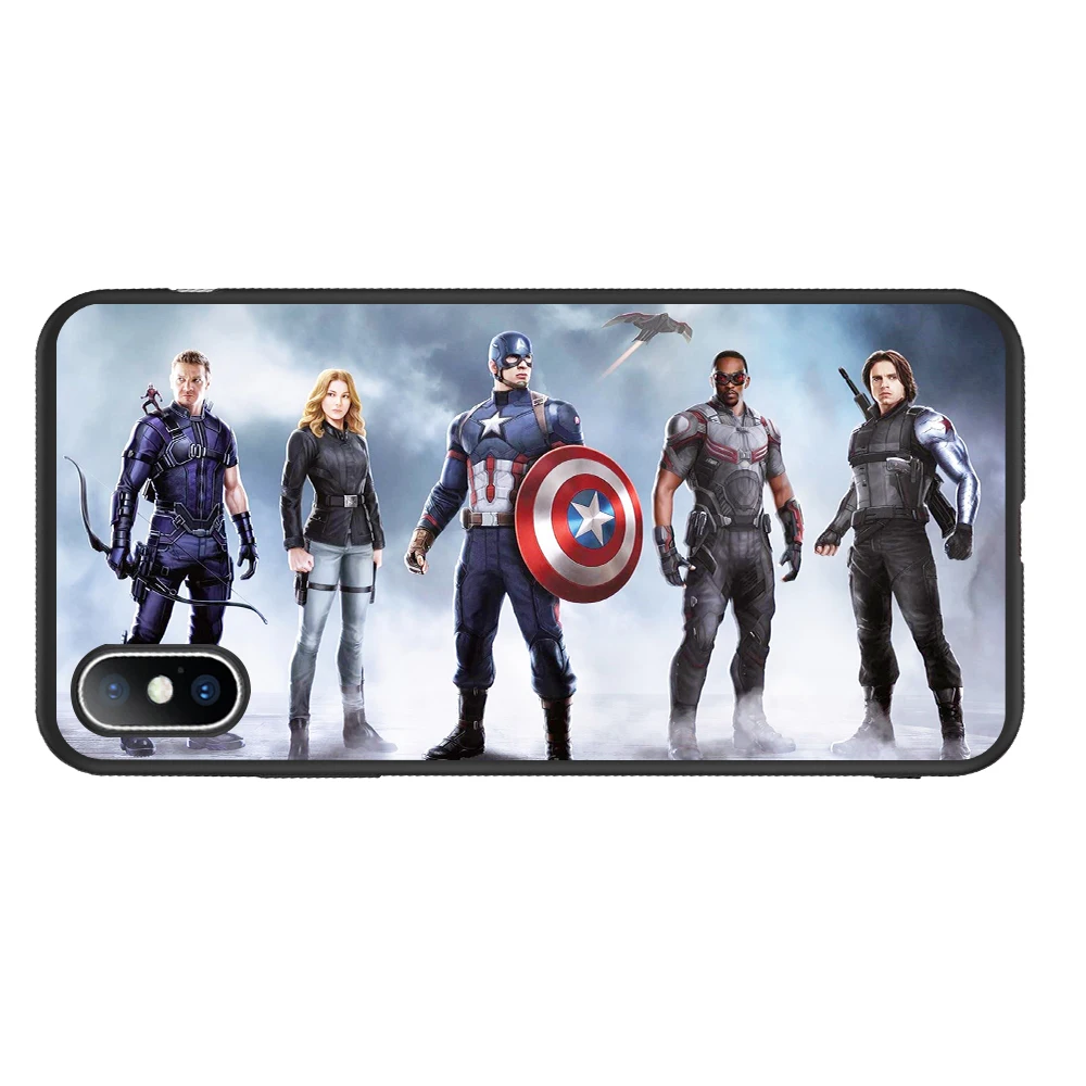 Чехол серии Super hero мягкий силиконовый чехол для iphone X XS Max XR 6 7 8 Plus из ТПУ iPhone11 11pro |