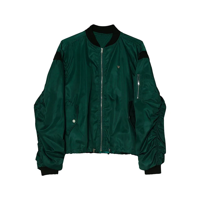 IEFB Men's Jacket Loose Causal Baseball Collar Chaqueta Hombre Streetwear Coats 2021 Spring New Jaqueta Menwear Green Clothes 
IEFB Men's Jacket Loose Causal Baseball Collar Chaqueta Hombre Streetwear Coats 2021 Spring New Jaqueta Menwear Green Clothes