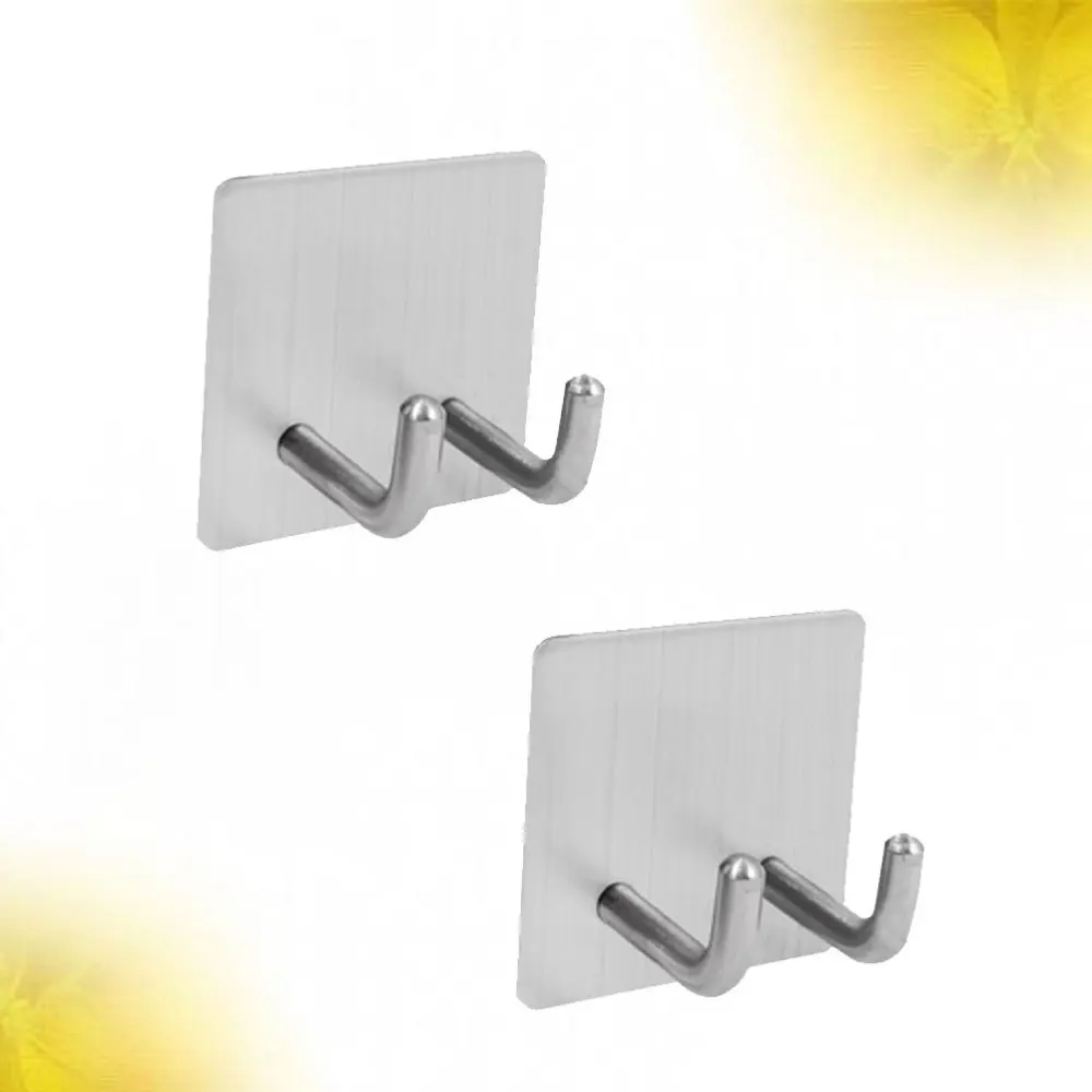 2Pcs Stainless Steel Razor Hooks Multi-use Wall Hooks Sturdy Hanging Hooks Household Hook for Home Shop
2Pcs Stainless Steel Razor Hooks Multi-use Wall Hooks Sturdy Hanging Hooks Household Hook for Home Shop