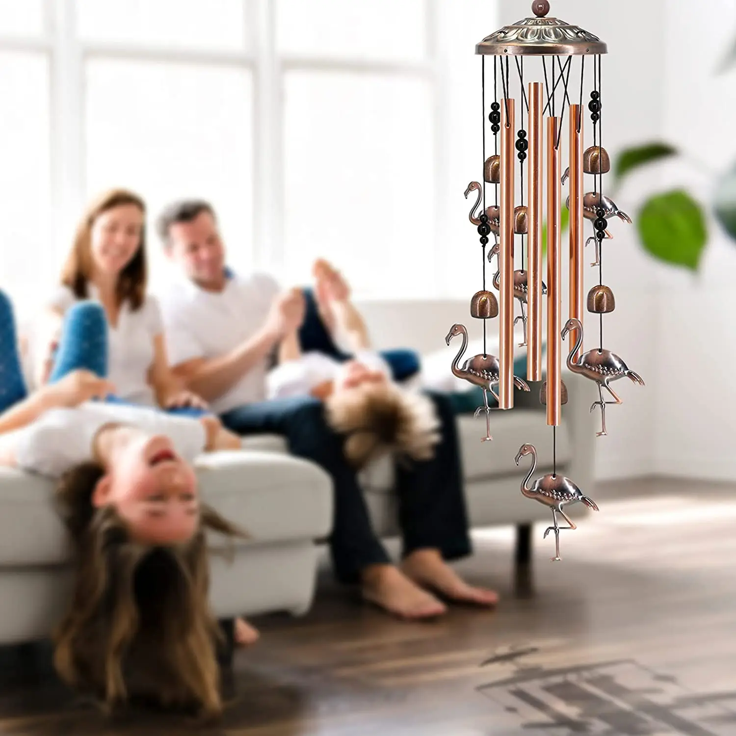 Wind Chimes For Outside Bird Windchime Deep Tone With Metal Tube& Hanging Waterproof Wind Bells For Indoor Garden Bird Wall Room
Wind Chimes For Outside Bird Windchime Deep Tone With Metal Tube& Hanging Waterproof Wind Bells For Indoor Garden Bird Wall Room