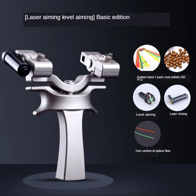 Professional Hunting Slingshot With Level High Precision Instrument For Outdoor Catapult Slingshot Balls Laser Aiming Shooting
Professional Hunting Slingshot With Level High Precision Instrument For Outdoor Catapult Slingshot Balls Laser Aiming Shooting
