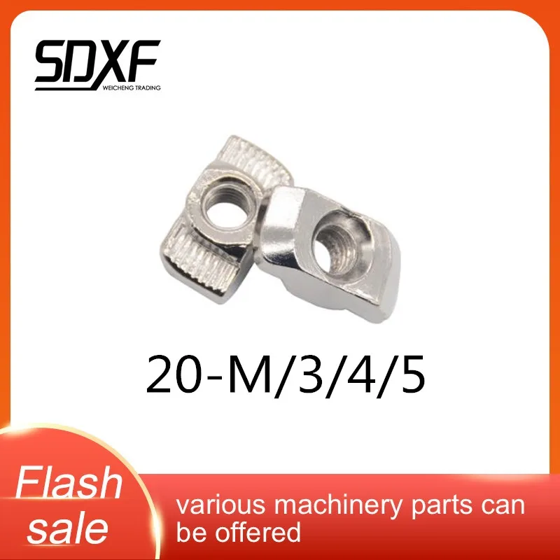 20 Series Slot T-nut Sliding T Nut Hammer Drop In Nut Fasten Connector 2020 Aluminum Extrusion
20 Series Slot T-nut Sliding T Nut Hammer Drop In Nut Fasten Connector 2020 Aluminum Extrusion