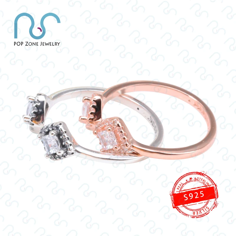 S925 Sterling Silver Rings Brand Original Pan Square Sparkle Open Geometry Ring Charm Luxury Fashion Women Ring Jewelry Gift
S925 Sterling Silver Rings Brand Original Pan Square Sparkle Open Geometry Ring Charm Luxury Fashion Women Ring Jewelry Gift