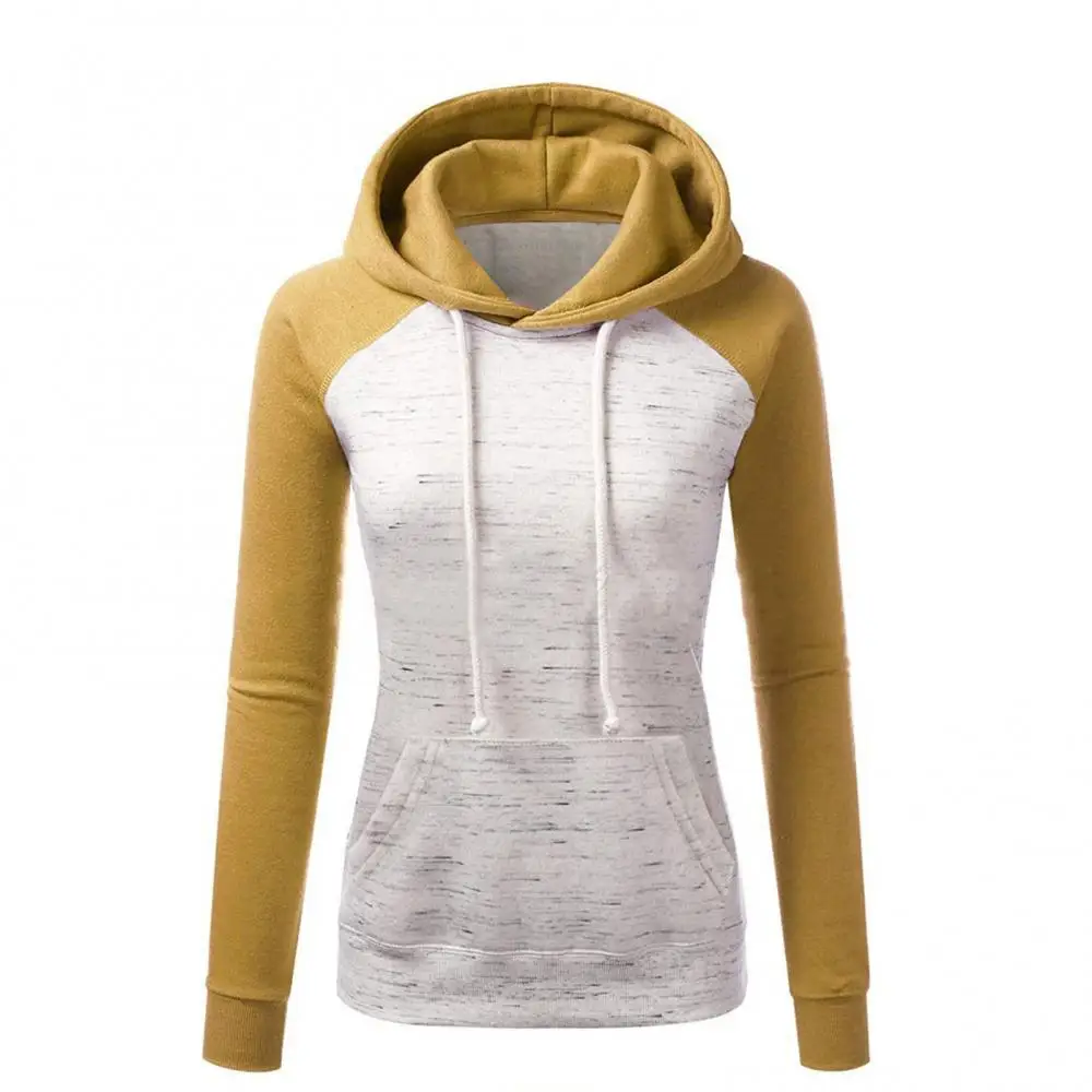 Women's autumn and winter long raglan sleeves with pockets color block hoodie pocket sweatshirt casual daily wear
Women's autumn and winter long raglan sleeves with pockets color block hoodie pocket sweatshirt casual daily wear