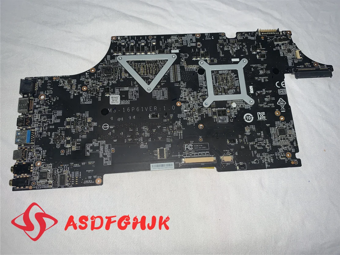 Original for MSI GL63 GL73 8RD GP63 GP73 GE63 GE73 MS-16P6 Notebook motherboard MS-16P61 CPU i7 8750HQ GPU GTX1050
Original for MSI GL63 GL73 8RD GP63 GP73 GE63 GE73 MS-16P6 Notebook motherboard MS-16P61 CPU i7 8750HQ GPU GTX1050