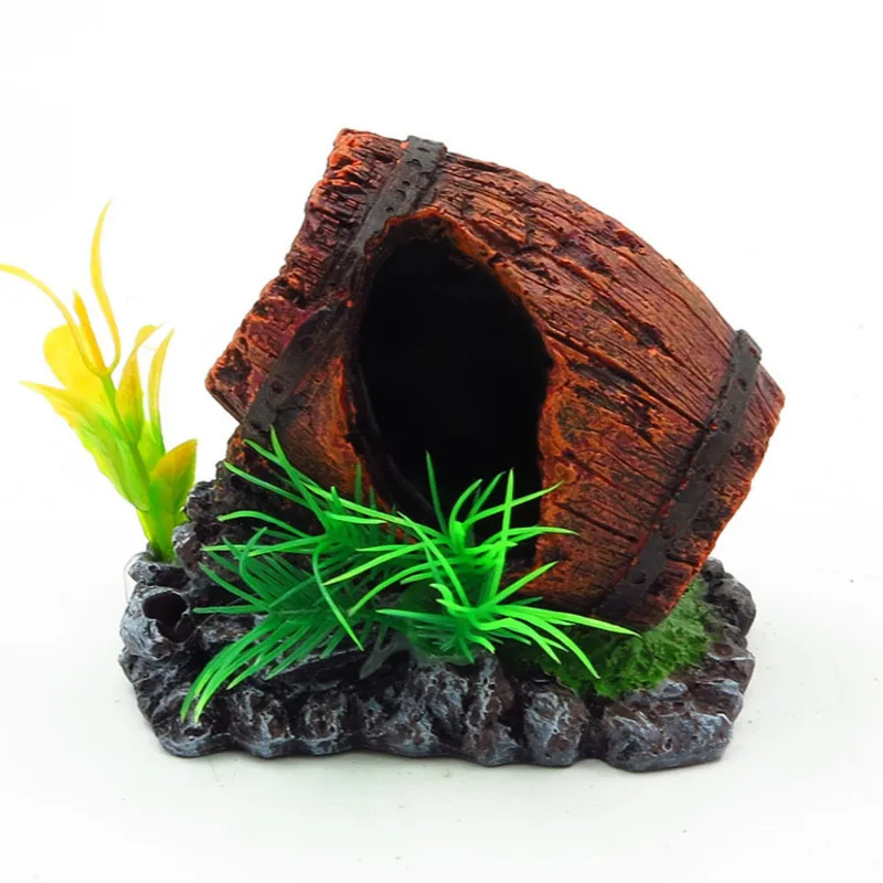 Fish Tank Aquarium Cave Resin Broken Barrel Wine Bucket Ornament Accessories Landscape Decoration Betta Fish Shrimp Hiding Place
Fish Tank Aquarium Cave Resin Broken Barrel Wine Bucket Ornament Accessories Landscape Decoration Betta Fish Shrimp Hiding Place