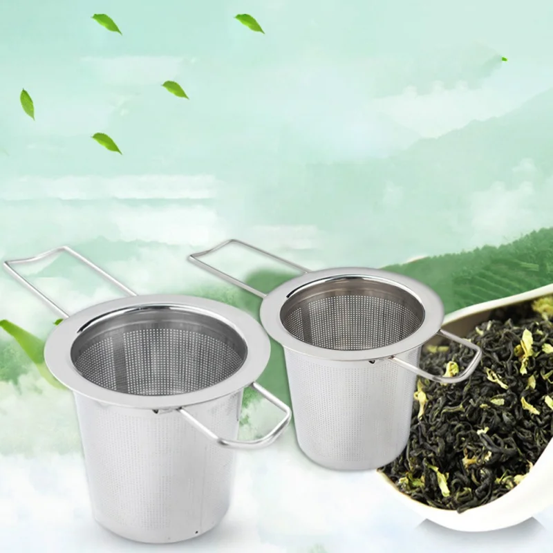 New 304 Stainless Steel Metal Tea Infusers With Handle Foldable Household Tea Strainer For Loose Leaf
New 304 Stainless Steel Metal Tea Infusers With Handle Foldable Household Tea Strainer For Loose Leaf