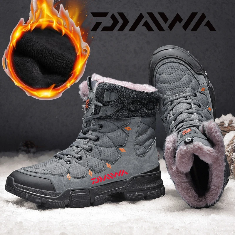 Daiwa New Winter Men's Snow Boots High Quality Warm Plush Waterproof Boots Fishing Outdoor Fishing High-Top Big Size Shoes
Daiwa New Winter Men's Snow Boots High Quality Warm Plush Waterproof Boots Fishing Outdoor Fishing High-Top Big Size Shoes