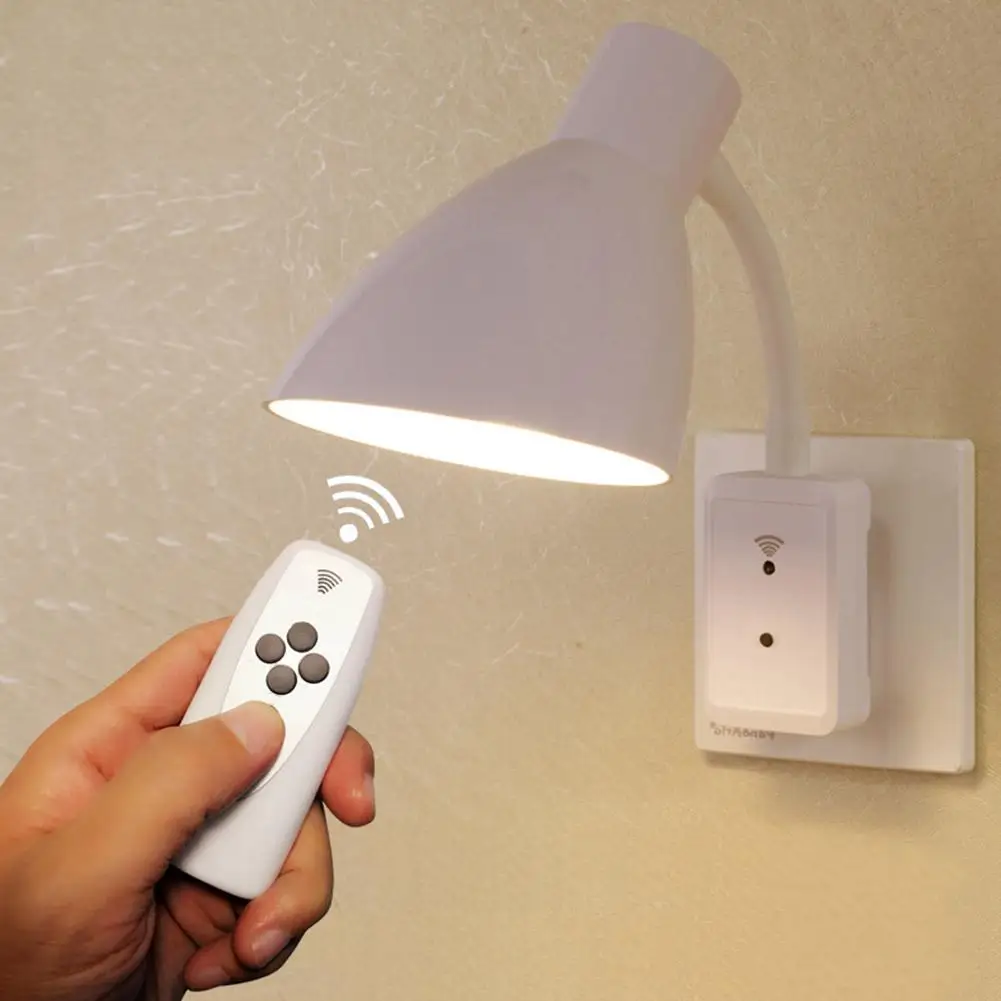 Intelligent wall LED light Remote Control Bedside Lamp Wall Socket Plug Night Light+Switch Time Setting Three modes Dimming
Intelligent wall LED light Remote Control Bedside Lamp Wall Socket Plug Night Light+Switch Time Setting Three modes Dimming
