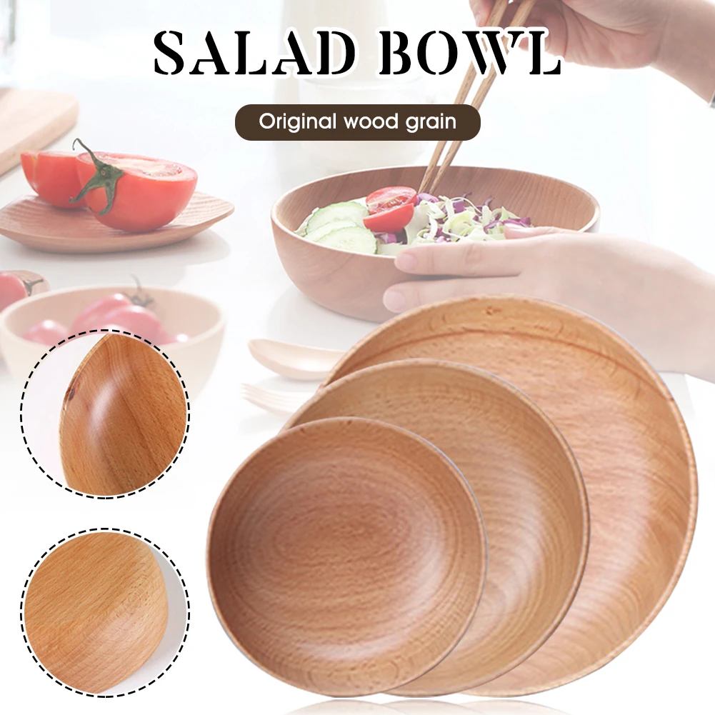 3 Sizes Wooden Serving Bowl Serving Plates Natural Bleech Wood Fruits Salad Rice Serving Bowl for Kitchen Supplies Mixing Bowl
3 Sizes Wooden Serving Bowl Serving Plates Natural Bleech Wood Fruits Salad Rice Serving Bowl for Kitchen Supplies Mixing Bowl