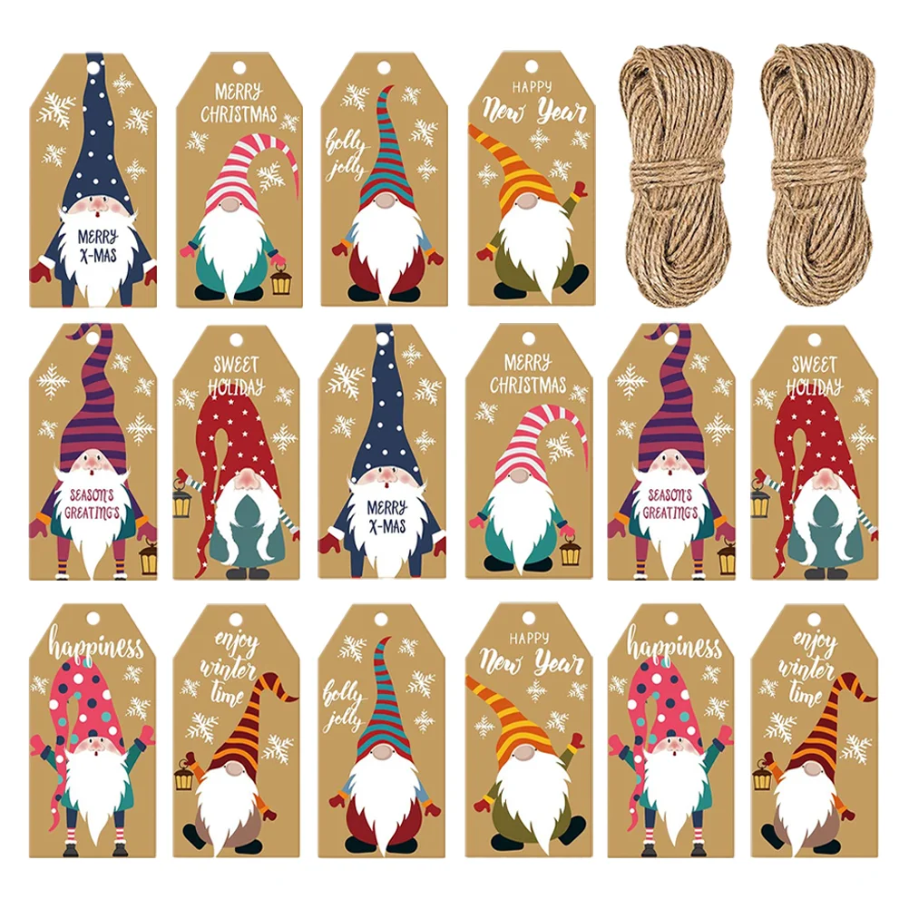 800pcs Kraft Paper Tags Practical Printed Label Tags Christmas Party Tags with Ropes
800pcs Kraft Paper Tags Practical Printed Label Tags Christmas Party Tags with Ropes