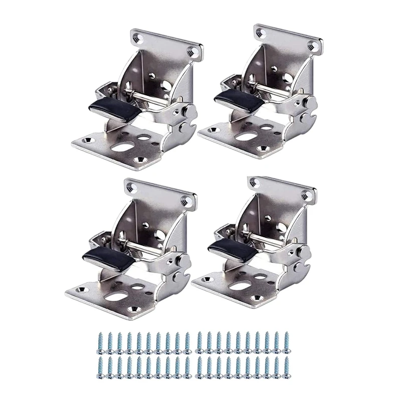 4 Pcs Foldable Bracket-Folding Foot Hinge Bracket, Self-Locking Hinge Hardware with Screw Lock Extension for Table Legs
4 Pcs Foldable Bracket-Folding Foot Hinge Bracket, Self-Locking Hinge Hardware with Screw Lock Extension for Table Legs