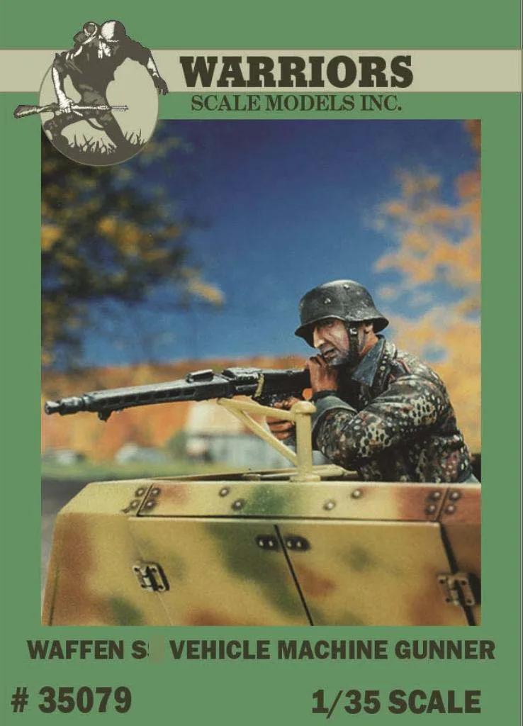 1/35 German Waffen Vehicle Machine Gunner Resin Figures WARRIORS #35079 Unassembled Uncolored
1/35 German Waffen Vehicle Machine Gunner Resin Figures WARRIORS #35079 Unassembled Uncolored