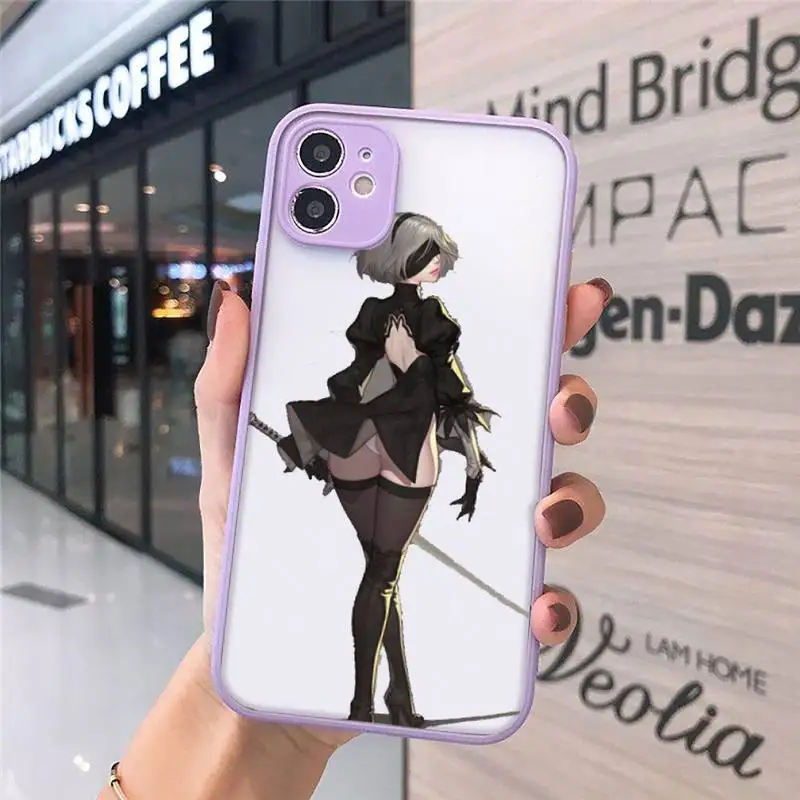 Anime Nier Automata 2b Phone Case Matte For iPhone 12 Mini 11 Pro XR XS Max 7 8 Plus X Hard PC Back Cover
Anime Nier Automata 2b Phone Case Matte For iPhone 12 Mini 11 Pro XR XS Max 7 8 Plus X Hard PC Back Cover