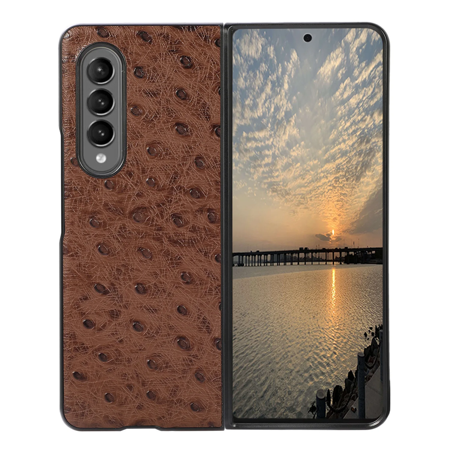 2 in 1 Genuine Cowhide Leather Retro Case For Samsung Galaxy Z Fold 3 2 Luxury Vintage 3D Ostrich Skin Texture Business Cover
2 in 1 Genuine Cowhide Leather Retro Case For Samsung Galaxy Z Fold 3 2 Luxury Vintage 3D Ostrich Skin Texture Business Cover