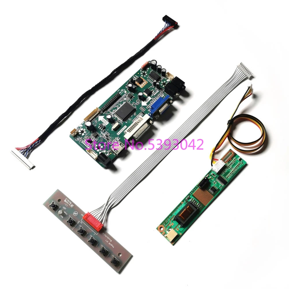 Fit LP141WX1(TL)(A1)/(TL)(A2)/(TL)(A4)/(TL)(A5) VGA Keyboard 1280*800 1CCFL 14.1" 30Pin LVDS LCD Panel Controller Board Kit
Fit LP141WX1(TL)(A1)/(TL)(A2)/(TL)(A4)/(TL)(A5) VGA Keyboard 1280*800 1CCFL 14.1" 30Pin LVDS LCD Panel Controller Board Kit