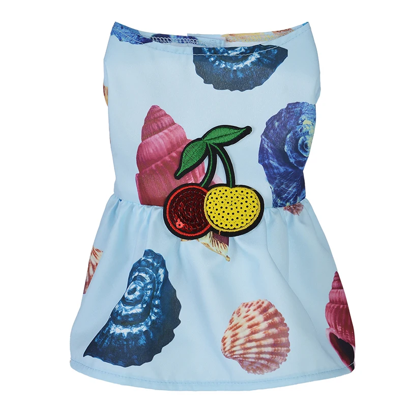Cute Summer Dog Conch Beach Cherries Dress Pet Dog Puppy Clothes Princess Printing Skirt for Small Medium Dogs Chihuahua Dress
Cute Summer Dog Conch Beach Cherries Dress Pet Dog Puppy Clothes Princess Printing Skirt for Small Medium Dogs Chihuahua Dress