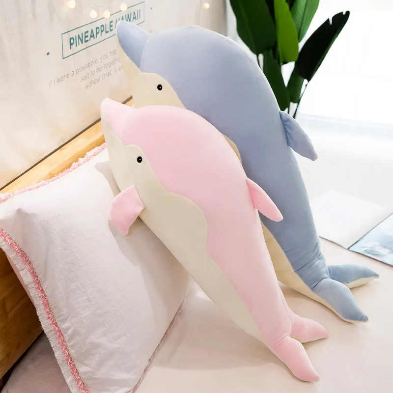 

Zqswkl 30/50/70/90cm dolphin plush toy doll soft marine creature dolls sleeping pillow hugs for girls stuffed animals child toy