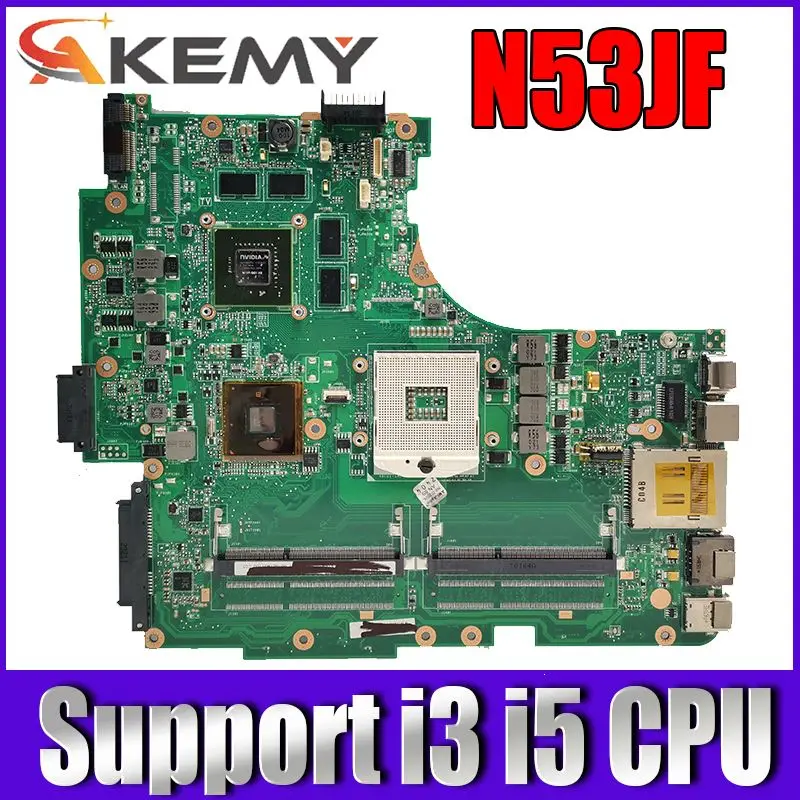 Для материнской платы ноутбука ASUS N53J N53JF N53JN N53JL N53JG HM55 W/ GT425M 1G 2 * RAM слот для материнской платы поддержка процессора i3 i5
Для материнской платы ноутбука ASUS N53J N53JF N53JN N53JL N53JG HM55 W/ GT425M 1G 2 * RAM слот для материнской платы поддержка процессора i3 i5