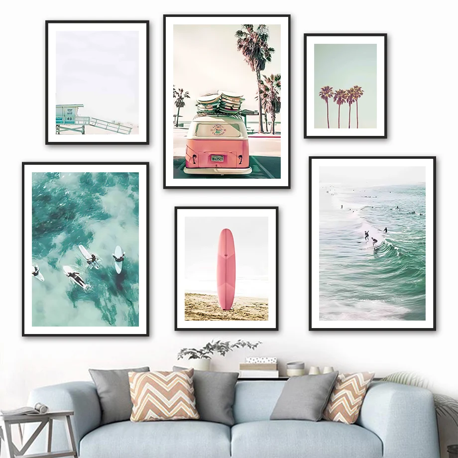 Sea Surfboard Surfing Coconut Tree Wall Art Canvas Painting Nordic Posters And Prints Wall Pictures For Living Room Home Decor
Sea Surfboard Surfing Coconut Tree Wall Art Canvas Painting Nordic Posters And Prints Wall Pictures For Living Room Home Decor