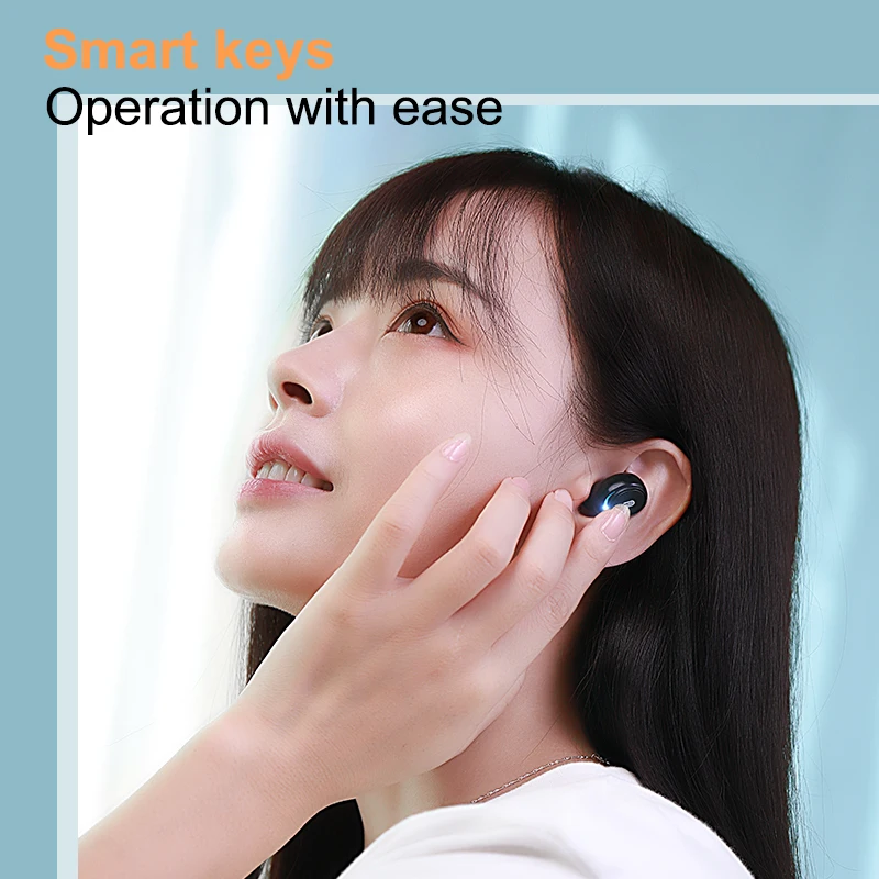 TWS-наушники с цифровым дисплеем Bluetooth-совместимая стереогарнитура Беспроводные