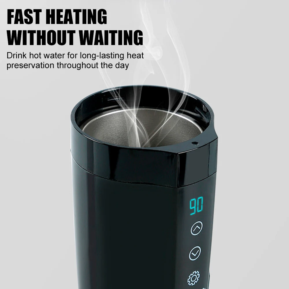 350ml Car Heating Cup 12V/24V Portable Heating Water Kettle Intelligent Heating Adjustable Water Mug Heated Coffee Tea Milk Cup
350ml Car Heating Cup 12V/24V Portable Heating Water Kettle Intelligent Heating Adjustable Water Mug Heated Coffee Tea Milk Cup