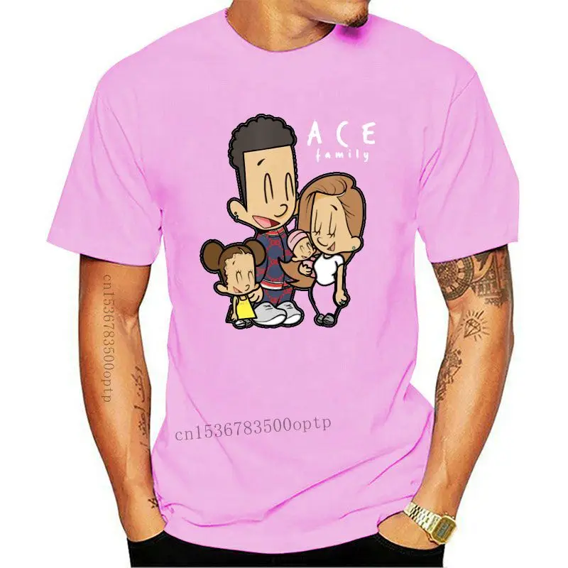 Мужская футболка с рисунком Ace Family Merch Kids, белая футболка с рисунком
Мужская футболка с рисунком Ace Family Merch Kids, белая футболка с рисунком