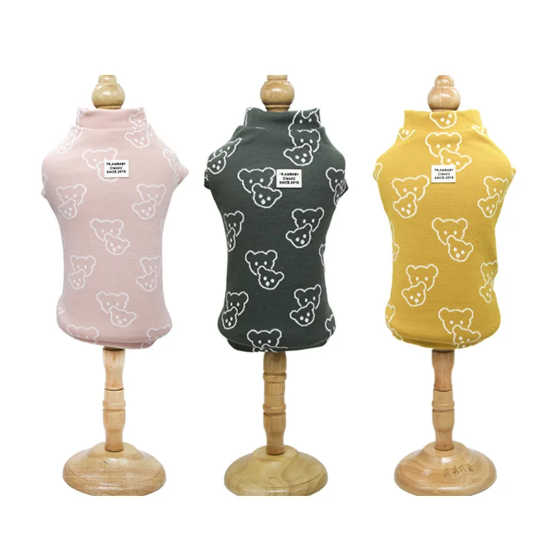 Autumn and Winter Warm Dog Clothes with Bear Print Dog Sweater for Small Dog Pet Warm Winter Vest for Pet Dog Winter Clothes
Autumn and Winter Warm Dog Clothes with Bear Print Dog Sweater for Small Dog Pet Warm Winter Vest for Pet Dog Winter Clothes