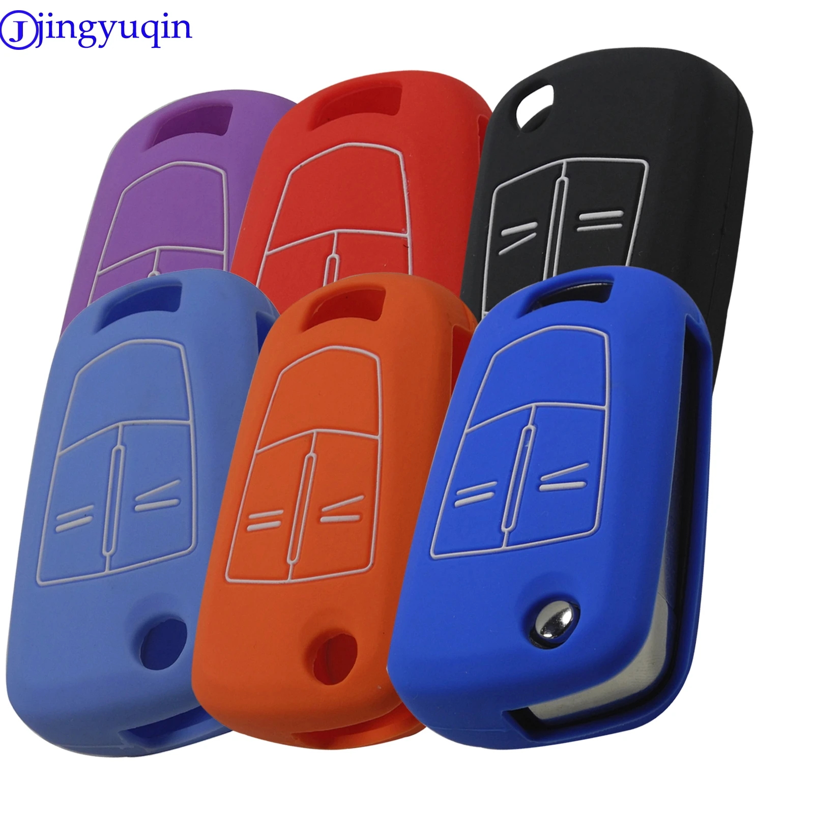 jingyuqin Good Quality Silicone Car Key Cover Case For Opel Vectra C Astra H Corsa D Zafira 2/3 Buttons Flip Folding Remote Key
jingyuqin Good Quality Silicone Car Key Cover Case For Opel Vectra C Astra H Corsa D Zafira 2/3 Buttons Flip Folding Remote Key